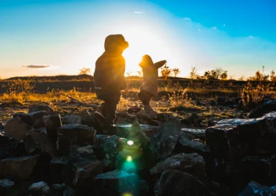 rodinné focení na podzim v protisvětle, rodinný fotograf | Jana H Foto